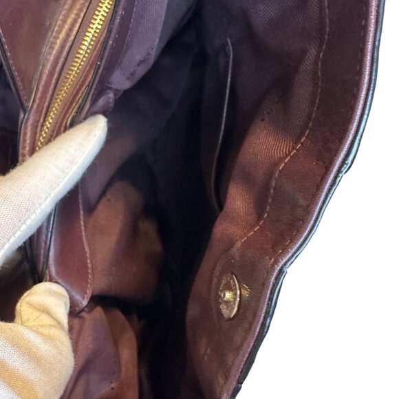 Coach Edie Shoulder Bag 31 in Mixed Materials Canyon Quilt (GUC) - Picture 11 of 12